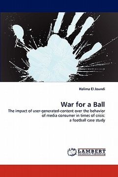 portada war for a ball (in English)