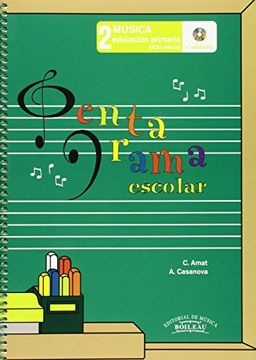 portada Pentagrama Escolar Música 2 (in Spanish)