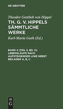 portada Lebenslã Â¤Ufe Nach Aufsteigender Linie Nebst Beilagen a, b, c (German Edition) [Hardcover ] (en Alemán)