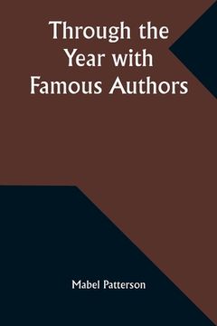 portada Through the Year with Famous Authors (en Inglés)