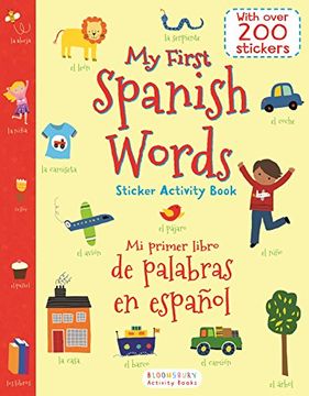 portada My First Spanish Words Sticker Activity Book/Mi Primer Libro de Palabras En Espanol (in English)