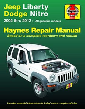 portada Jeep Liberty & Dodge Nitro From 2002-2012 Haynes Repair Manual: (Does not Include Information Specific to Diesel Models) (Haynes Automotive) (en Inglés)