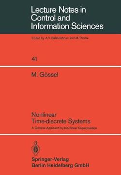 portada nonlinear time-discrete systems: a general approach by nonlinear superposition (en Inglés)