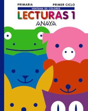 portada ventana de colores, lecturas, 1º educación primaria, 1er ciclo