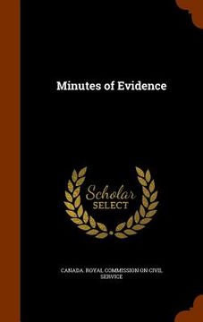 portada Minutes of Evidence (in English)