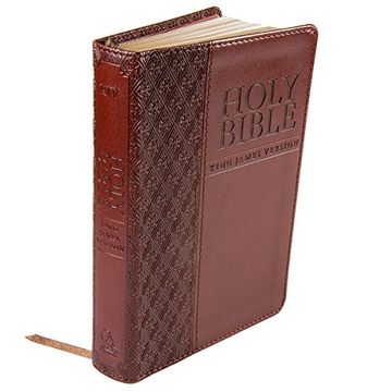portada Holy Bible: KJV Pocket Edition: Brown (en Inglés)