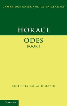 portada Horace: Odes Book i Paperback (Cambridge Greek and Latin Classics) (en Inglés)