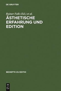 portada asthetische erfahrung und edition (en Alemán)