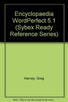 portada Encyclopedia Wordperfect 5. 1 (Sybex Ready Reference Series) (en Inglés)
