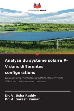 portada Analyse du système solaire P-V dans différentes configurations (en Francés)