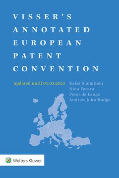 portada Visser's Annotated European Patent Convention 2023 Edition (in English)