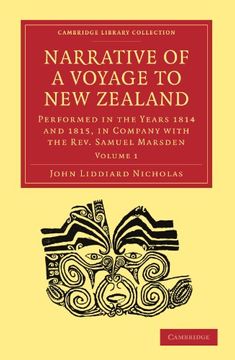 portada Narrative of a Voyage to new Zealand 2 Volume Set: Narrative of a Voyage to new Zealand: Volume 1 Paperback (Cambridge Library Collection - Religion) (en Inglés)