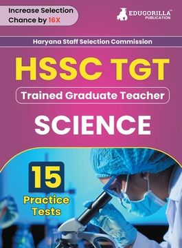 portada HSSC TGT Science Exam Book 2023 (English Edition) Haryana Staff Selection Commission: Trained Graduate Teacher 15 Practice Tests (1500 Solved MCQs) wi (in English)