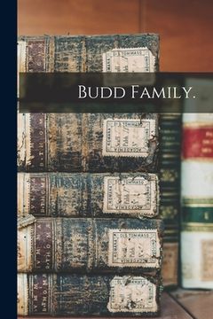 portada Budd Family. (en Inglés)