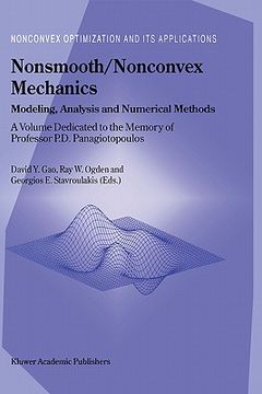 portada nonsmooth/nonconvex mechanics: modeling, analysis and numerical methods (in English)
