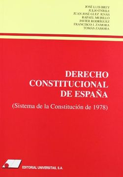 portada derecho constitucional de españa
