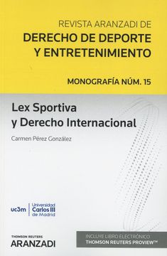 portada Lex Sportiva y Derecho Internacional (Monografía Asociada a Revista del Deporte)