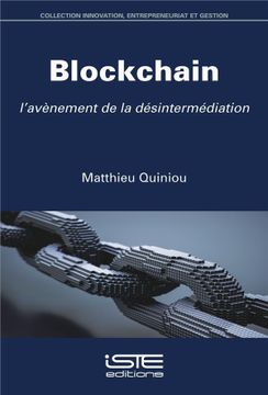 portada Blockchain; L'avènement de la Désintermédiation