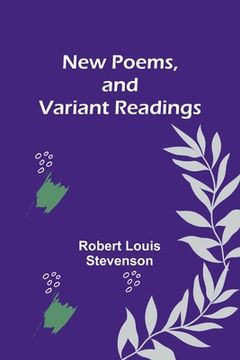 portada New Poems, and Variant Readings (en Inglés)