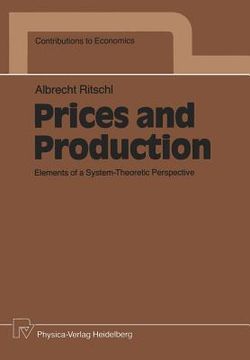 portada prices and production: elements of a system-theoretic perspective (en Inglés)