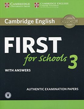 portada Cambridge English First for Schools 3 Student's Book With Answers With Audio (Fce Practice Tests) 