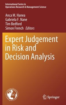 portada Expert Judgement in Risk and Decision Analysis (en Inglés)