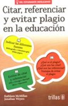 portada Citar Referenciar y Evitar Plagio en la Educación (in Spanish)