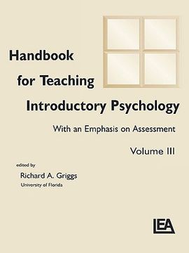 portada handbook for teaching introductory psychology: volume ii (in English)