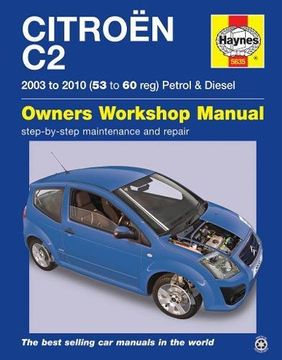 portada Citroen c2 Petrol & Diesel ('03 - '10) 53 to 60 (Haynes Manual) 