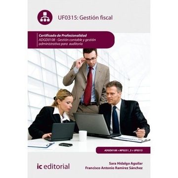 portada Gestión Fiscal. Adgd0108 - Gestión Contable y Gestión Administrativa Para Auditoría