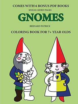 portada Coloring Books for 7+ Year Olds (Gnomes) (en Inglés)