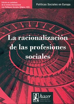 portada Políticas Sociales en Europa nº 37. La racionalización de las profesiones social