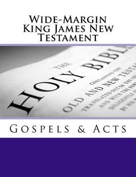 portada Wide-Margin King James New Testament (en Inglés)