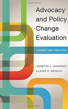 portada Advocacy and Policy Change Evaluation: Theory and Practice