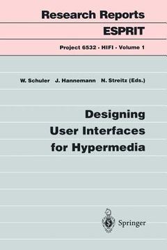 portada designing user interfaces for hypermedia (in English)