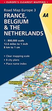 portada Road Map France, Belgium & The Netherlands (Road Map Europe)