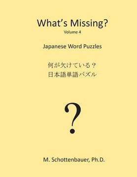 portada What's Missing?: Japanese Word Puzzles (in English)
