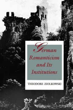 portada German Romanticism and its Institutions (in English)