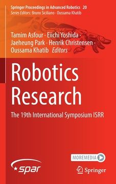 portada Robotics Research: The 19th International Symposium Isrr (en Inglés)