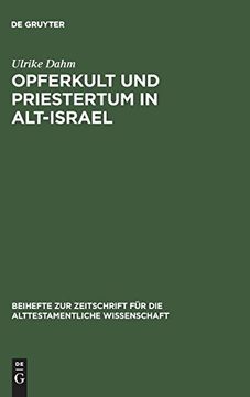 portada Opferkult und Priestertum in Alt-Israel (en Inglés)