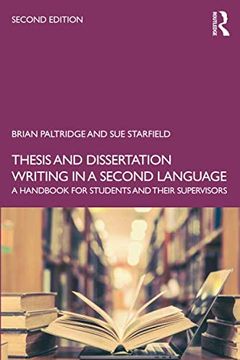portada Thesis and Dissertation Writing in a Second Language (in English)