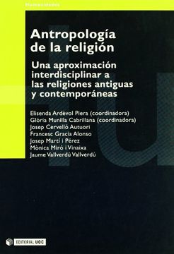 portada Antropología de la Religión (in Spanish)