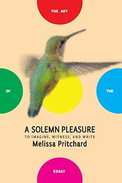 portada A Solemn Pleasure: To Imagine, Witness, and Write (The art of the Essay) 