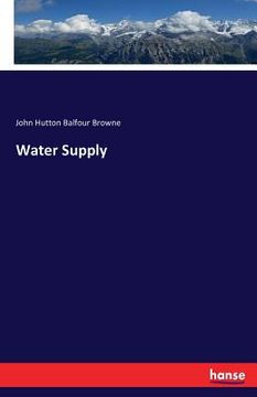 portada Water Supply (en Inglés)
