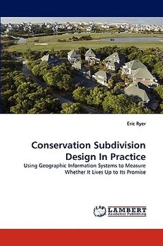 portada conservation subdivision design in practice (en Inglés)