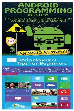 portada Android Programming in a Day! & Windows 8 Tips for Beginners (en Inglés)