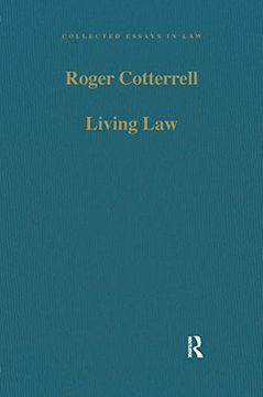 portada Living law (Collected Essays in Law) (en Inglés)