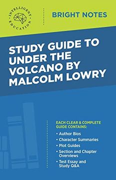 portada Study Guide to Under the Volcano by Malcolm Lowry (Bright Notes) (en Inglés)