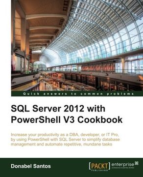 portada sql server 2012 with powershell v3 cookbook (en Inglés)