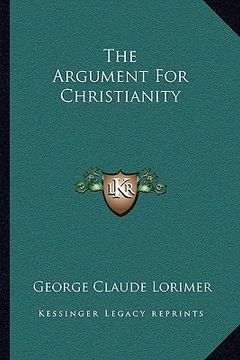 portada the argument for christianity